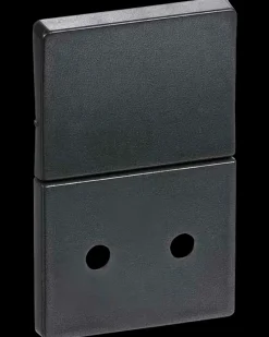 LK FUGA Tangent stikkontakt 1½modul - koksgrå| Tangenter