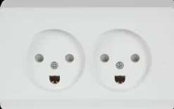 LK OPUS 66 Stikkontakt dobbelt med jord| Afbrydere Og Stikkontakter