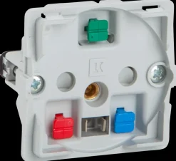 LK Stikkontakt 1 modul med jord uden tangent| Afbrydere Og Stikkontakter