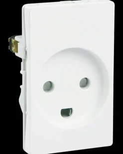 LK Stikkontakt 1½ modul uden afbryder - hvid| Afbrydere Og Stikkontakter