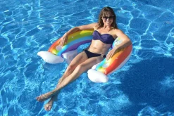 Lounge til pool 95 x 107 cm regnbue| Vandleg