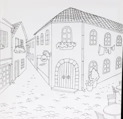 Lærred med motiv og akrylmaling| Øvrige Hobbyartikler|Malerredskaber