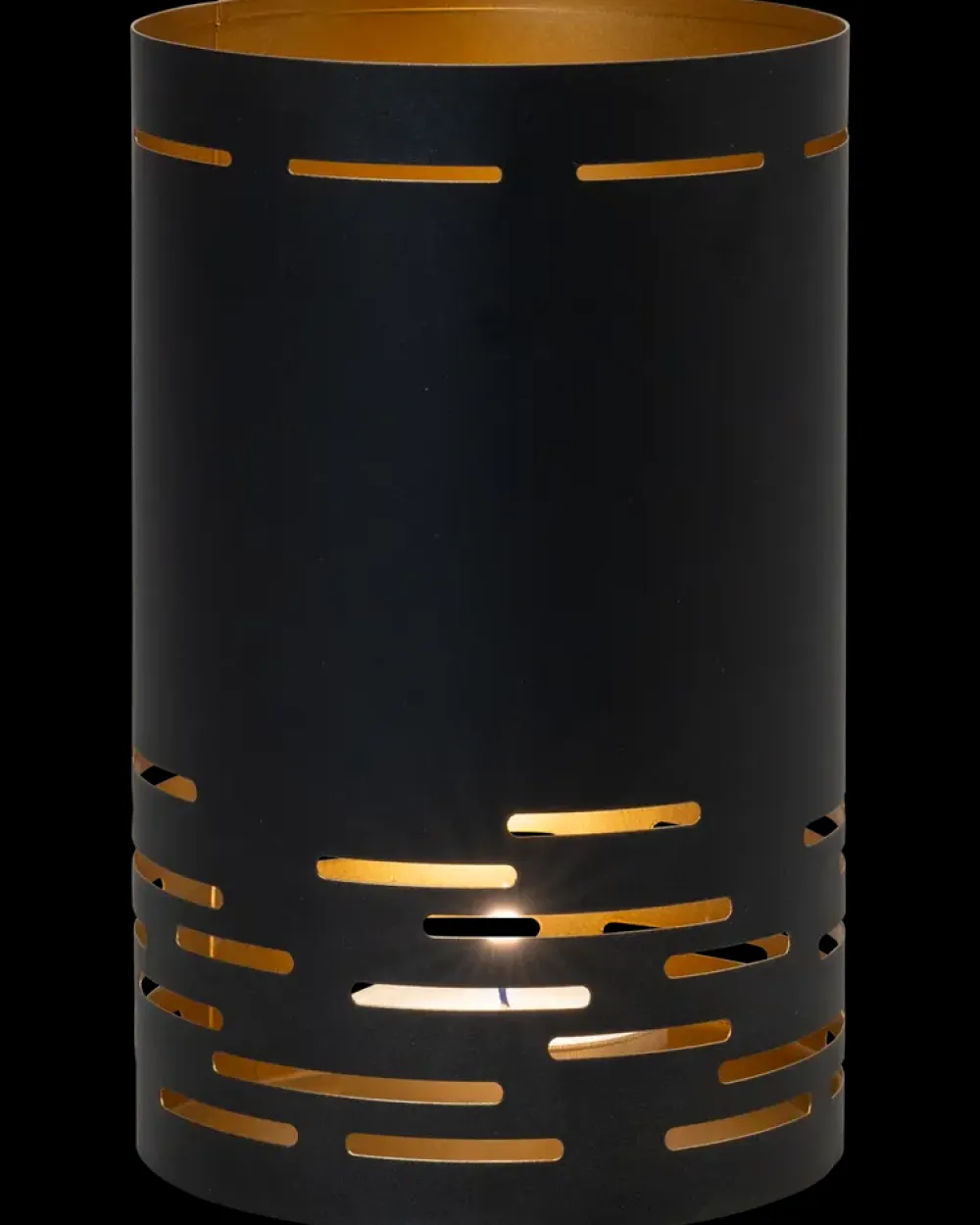 SJÖBO Lysestage 20 cm - sort og guld| Dekoration|Øvrigt Havetilbehør