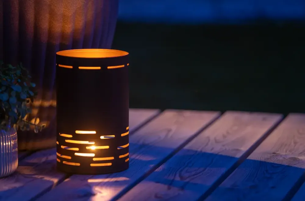 SJÖBO Lysestage 20 cm - sort og guld| Dekoration|Øvrigt Havetilbehør