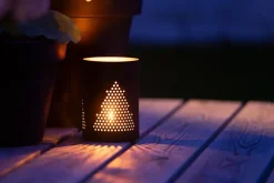 SJÖBO Lysestage 14 cm - sort og guld| Dekoration|Øvrigt Havetilbehør