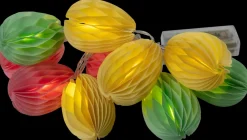 Lyskæde - Honeycomb æg| Festartikler