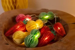 Lyskæde - Honeycomb kanin/gulerod| Festartikler