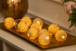 Lyskæde bambus flet - Ø5 cm| Lyskæder Indendørs