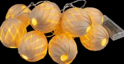 Lyskæde bambus flet - Ø5 cm| Lyskæder Indendørs