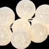 Lyskugler Ø6 cm 10 stk. - hvid| Dekoration