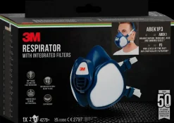 3M ™ Cool Flow™ Åndedrætsværn m/integreret kombinationsfiltre| Værnemidler