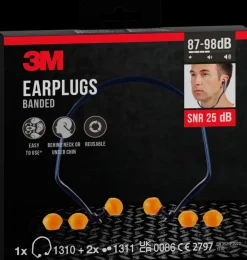 3M ™ Ørepropper med bøjle - Orange| Værnemidler