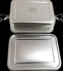 SJÖBO Madkasse i stål 1200 ml| Husholdningsartikler