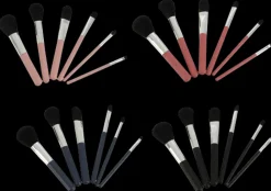 Makeup børster 6 dele - assorterede farver| Kosmetik Og Personlig Pleje