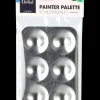 Malerpalette metal rektangel| Øvrige Hobbyartikler