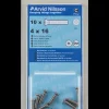 Arvid Nilsson Maskinskrue A4 LH M4 x 16 mm 10-pak| Maskinskruer, Bolte Og Møtrikker