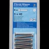 Arvid Nilsson Maskinskrue A4 PH M5 x 40 mm 8-pak| Maskinskruer, Bolte Og Møtrikker