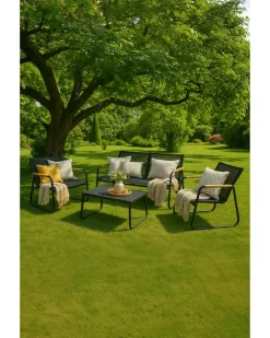 Melbourne Cafesæt 4 dele| Havemøbelsæt|Cafesæt