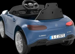 Mercedes CLS 350 Elbil - Blå|Børn Udeleg På Hjul|Elbil Til Børn