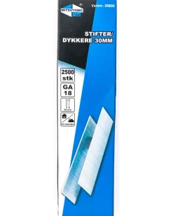 MITSUTOMO AIR Stifter/dykkere 30 mm 2500 stk.| Søm, Klammer, Stifter Mm.