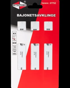 Mitsutomo Bajonetsavklinge metal grov 150 mm 3-pak| Bajonetsavklinger