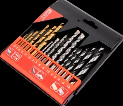 Mitsutomo Borsæt træ-mur-metal 16 dele| Bor