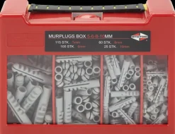 Mitsutomo Murplugssæt i boks 5-6-8-10 mm| Dyvler Og Plugs