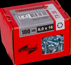 Mitsutomo Panskrue 6,0 x 16 mm 100 stk.| Skruer