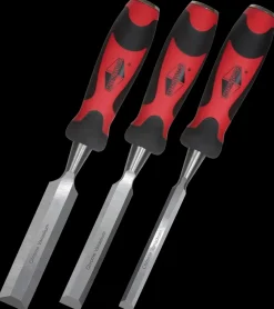 Mitsutomo Stemmejernssæt rød 3 dele| Stemmejern