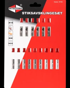 Mitsutomo Stiksavsklinger 15 dele| Stiksavklinger