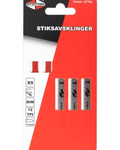 Mitsutomo Stiksavsklinger Metal 12T 5 stk.| Stiksavklinger
