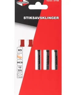 Mitsutomo Stiksavsklinger Træ 12T 5 stk.| Stiksavklinger