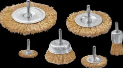 Mitsutomo Stålbørstesæt 6 dele| Stålbørster