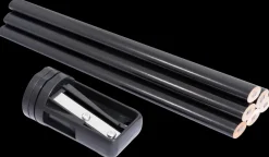 Mitsutomo Tømrerblyant 6-pak med blyantspidser| Øvrige Værktøjsartikler