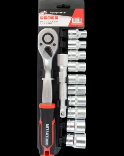 Mitsutomo Topnøglesæt 1/2" - 12 dele| Topnøglesæt Og Skralder