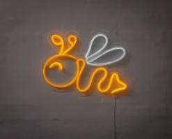 BRIGHT DESIGN Neonskilt Bi H. 29 x B. 40 cm| Indendørs Væglamper