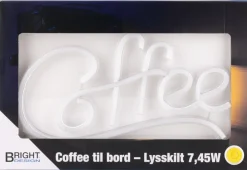BRIGHT DESIGN Neonskilt Coffee H. 22,5 x B. 35 cm| Indendørs Væglamper
