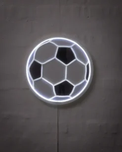 BRIGHT DESIGN Neonskilt Fodbold Ø32 cm| Indendørs Væglamper