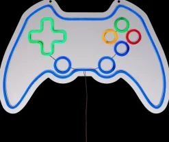 BRIGHT DESIGN Neonskilt gamepad H. 40 x B. 60 cm| Indendørs Væglamper