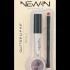NEW IN NEW:IN Lip Kit m/glitter assorteret| Kosmetik Og Personlig Pleje