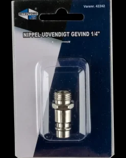 MITSUTOMO AIR Nippel udvendigt gevind 1/4"| Koblinger, Forgreninger Og Nipler