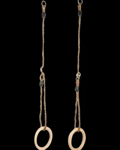 Nordic Play Active Gymnastikringe i træ Ø15,8 cm| Gynger, Legehuse Og Sandkasser