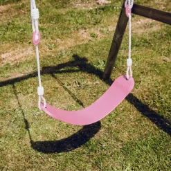 Nordic Play Active Gyngesæde blød med reb - lyserød| Gynger, Legehuse Og Sandkasser