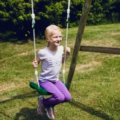 Nordic Play Active Gyngesæde med reb - grøn| Gynger, Legehuse Og Sandkasser