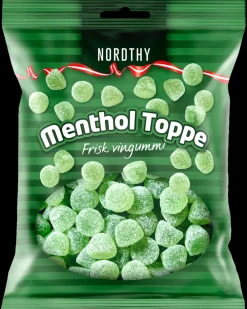 NORDTHY Menthol toppe 170 g| Slik