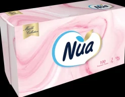 Nua Lommetørklæder, 100-pak| Toiletpapir, Køkkenrulle Og Servietter