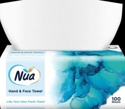 Nua Papirhåndklæder 100-pak| Toiletpapir, Køkkenrulle Og Servietter