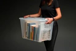 Opbevaringsboks PrimeStore 56 l med hjul| Opbevaringsbokse Og -Kasser