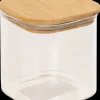 Opbevaringsglas m. trælåg 0,6 liter| Opbevaringsbokse Og -Kasser|Øvrige Køkkenartikler