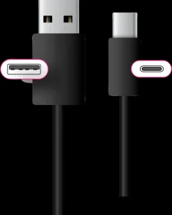 STEVISON Opladerkabel USB-C 0,5 meter - sort| Usb-Kabler